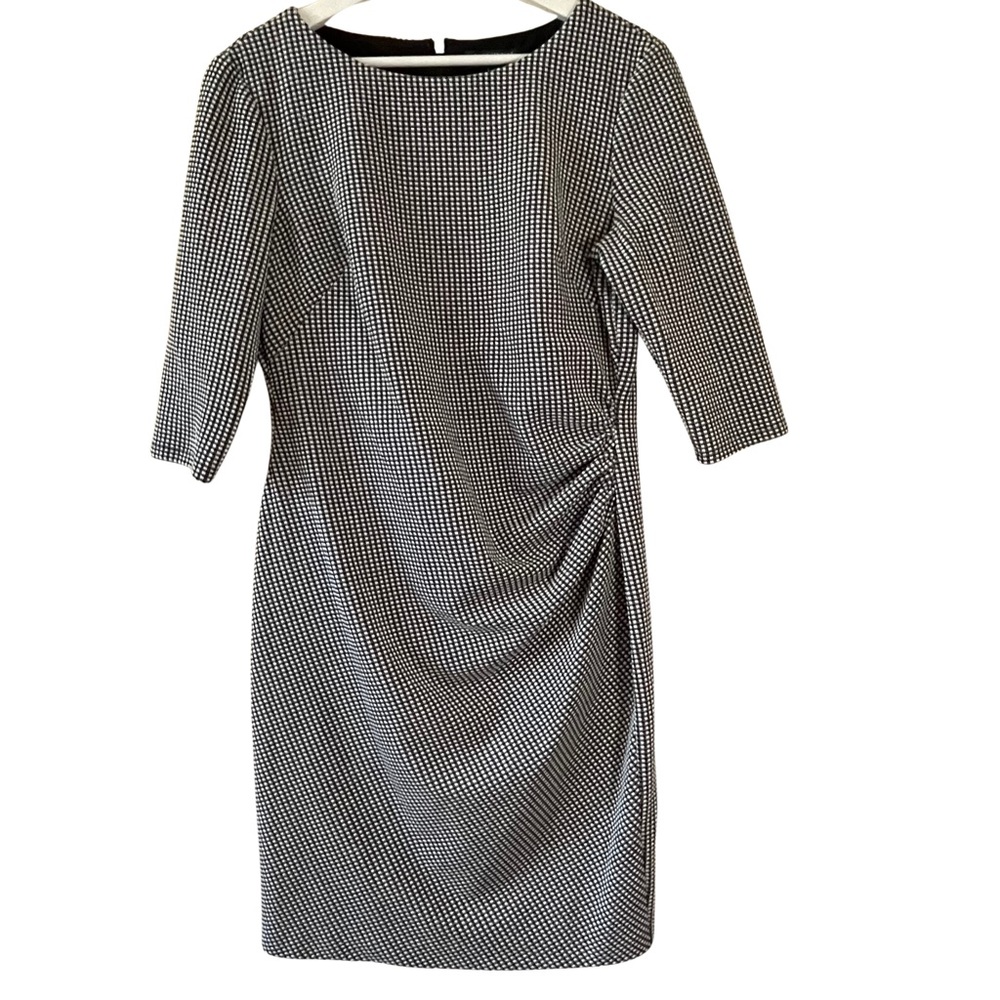 Ralph Lauren Women’s size 14 dress black/white small checked design